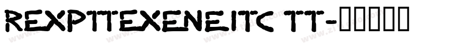 RiptideITC TT字体转换